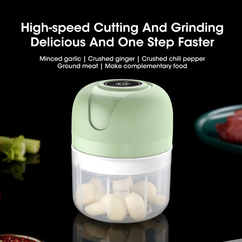 Electric Garlic Masher Crusher Portable