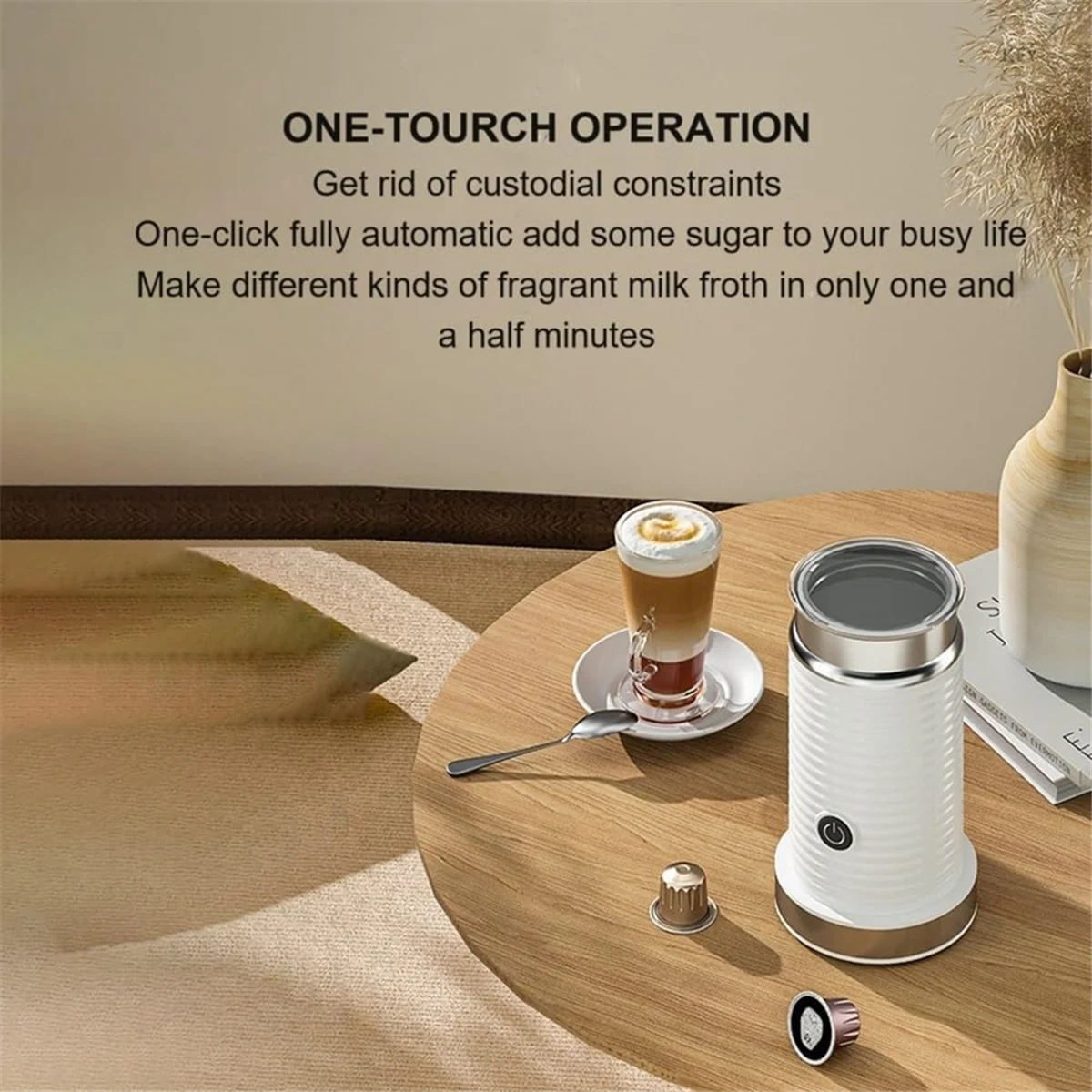 Electric Milk Frother,Fully Automatic