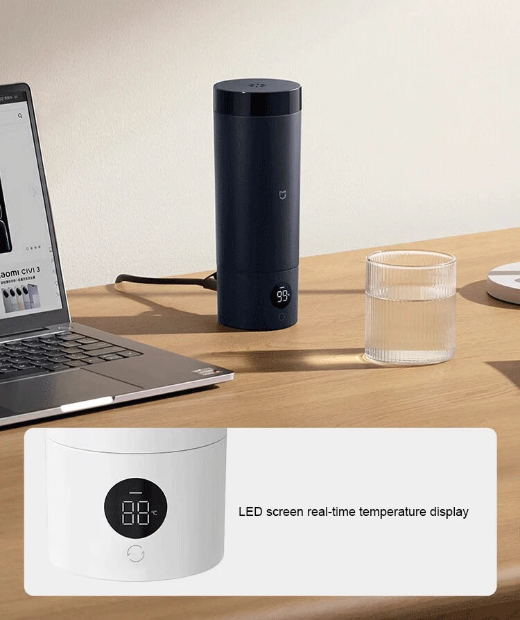 Electric Kettle 2 Thermos Cup Fast Water