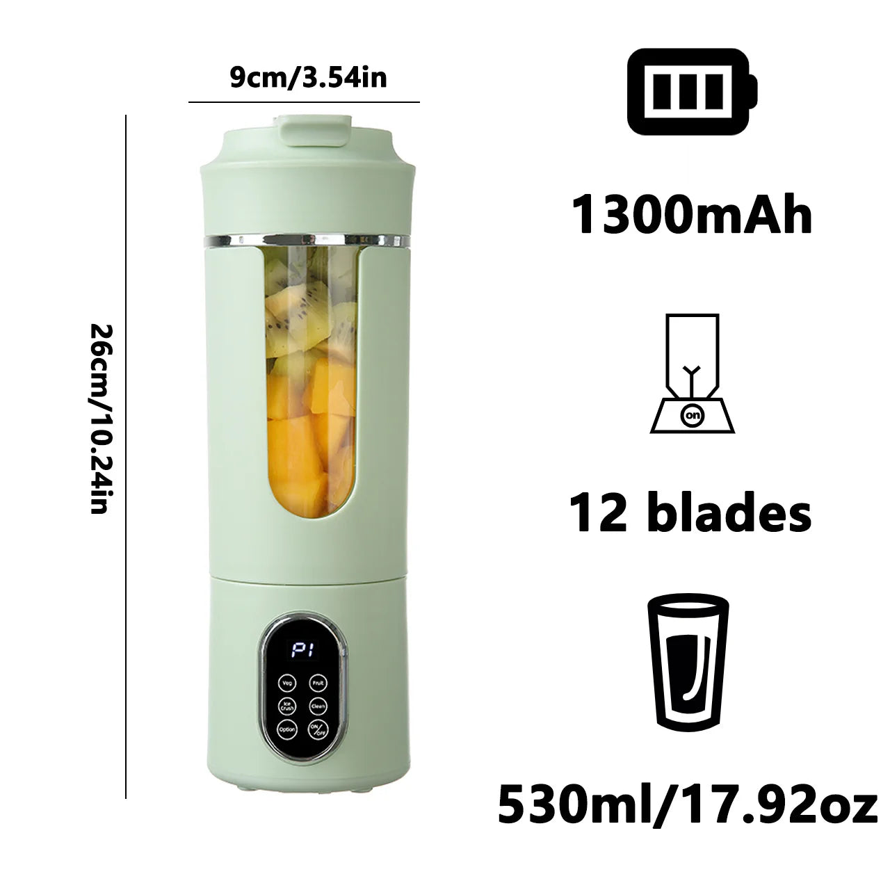 Portable Juicer Wireless USB Charging