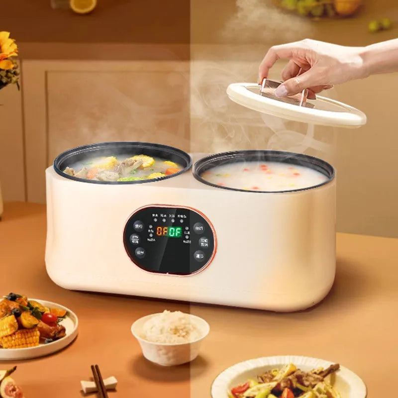 Double Gallbladder Electric Rice Cooker Multifunctional Fully Automatic Intelligent Hot Pot Steamer