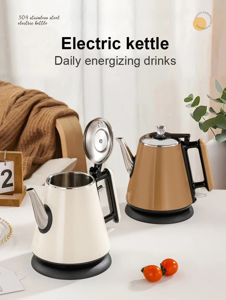 DMWD 1.2L Mini Electric kettle Portable water Heater Teapot Coffee warmer Anti-scald Stainless Steel kettle Automatic power off