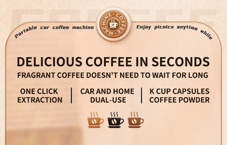 Electric Portable Coffee Machine