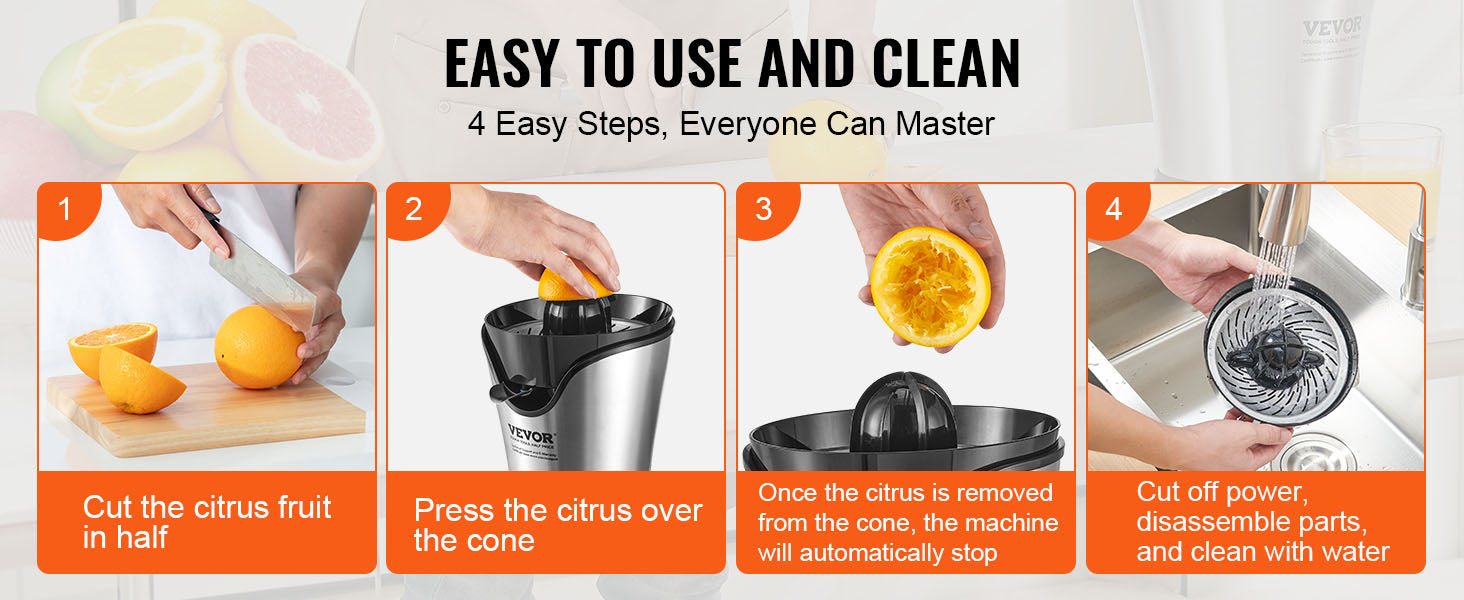 Electric Citrus Juicer Orange Juice