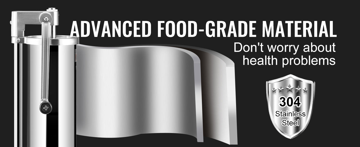 Capacity Vertical Sausage Stuffer Food Filling Processors