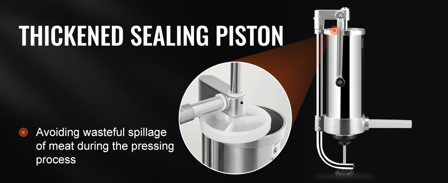 Capacity Vertical Sausage Stuffer Food Filling Processors