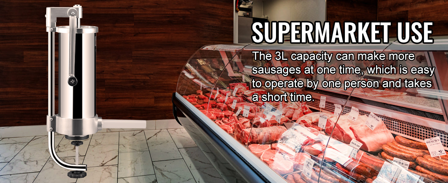 Capacity Vertical Sausage Stuffer Food Filling Processors